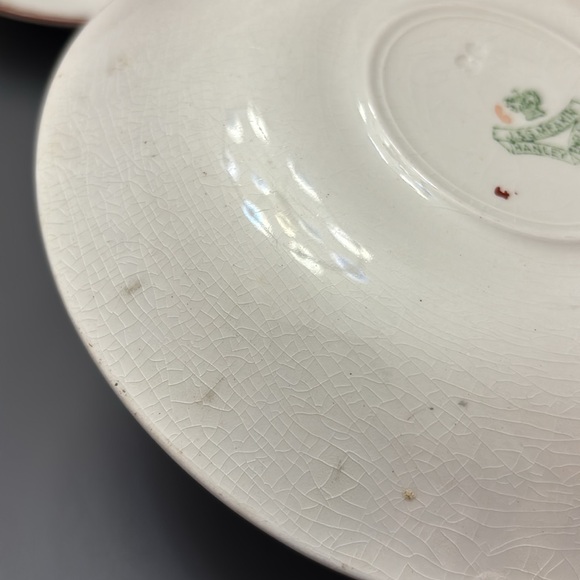 JG MEAKIN saucers desert plates 6.5” SOL SUN 391413 FLORAL lot 6 VNTG England - Picture 4 of 7